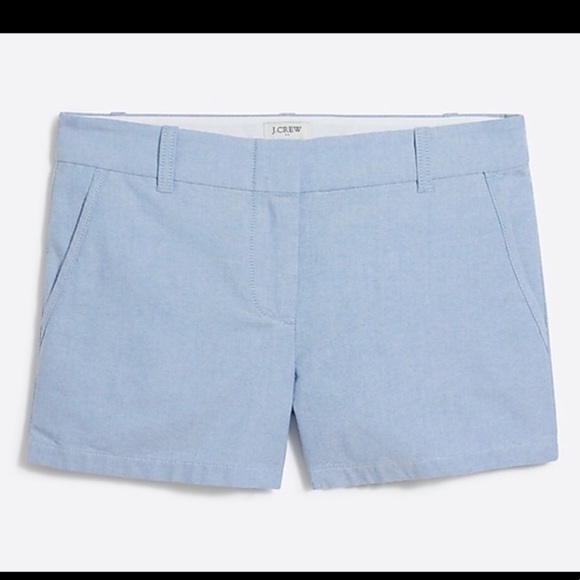 J. Crew Pants - J.Crew Blue Shorts Chambray Oxford J. Crew Pants - J.Crew Blue Shorts Chambray Oxford